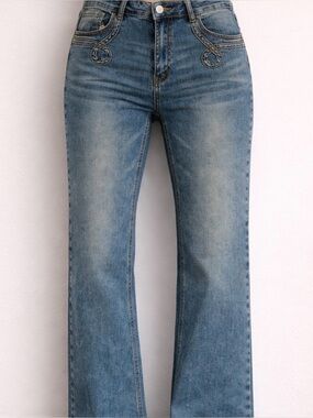 BLUE ARTEMIS High Rise Straight leg jeans 12P